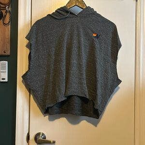 Aviator Nation sleeveless hooded sweatshirt size M